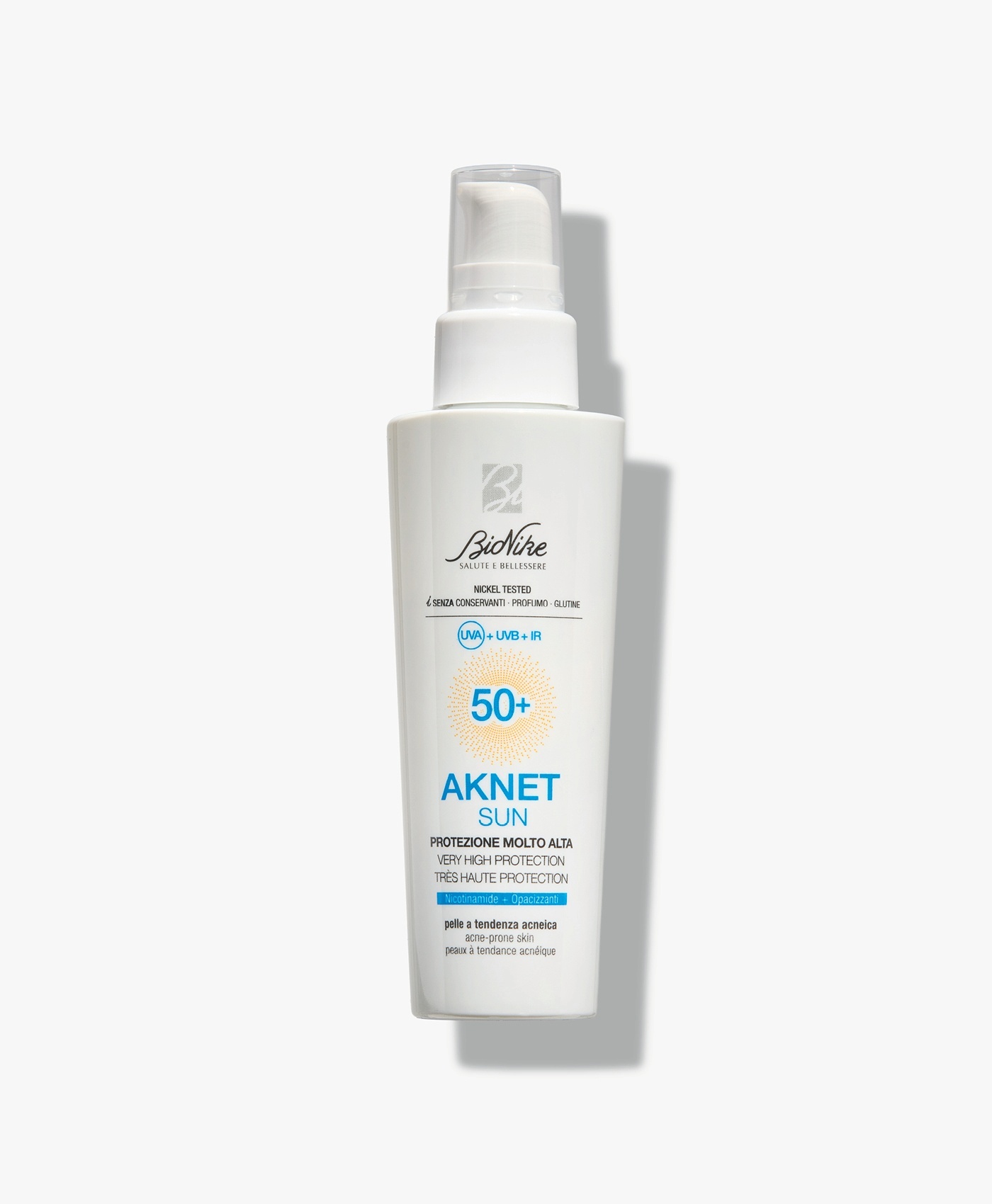 AKNET SUN 50+ proteção muito elevada - pele com tendência acneica