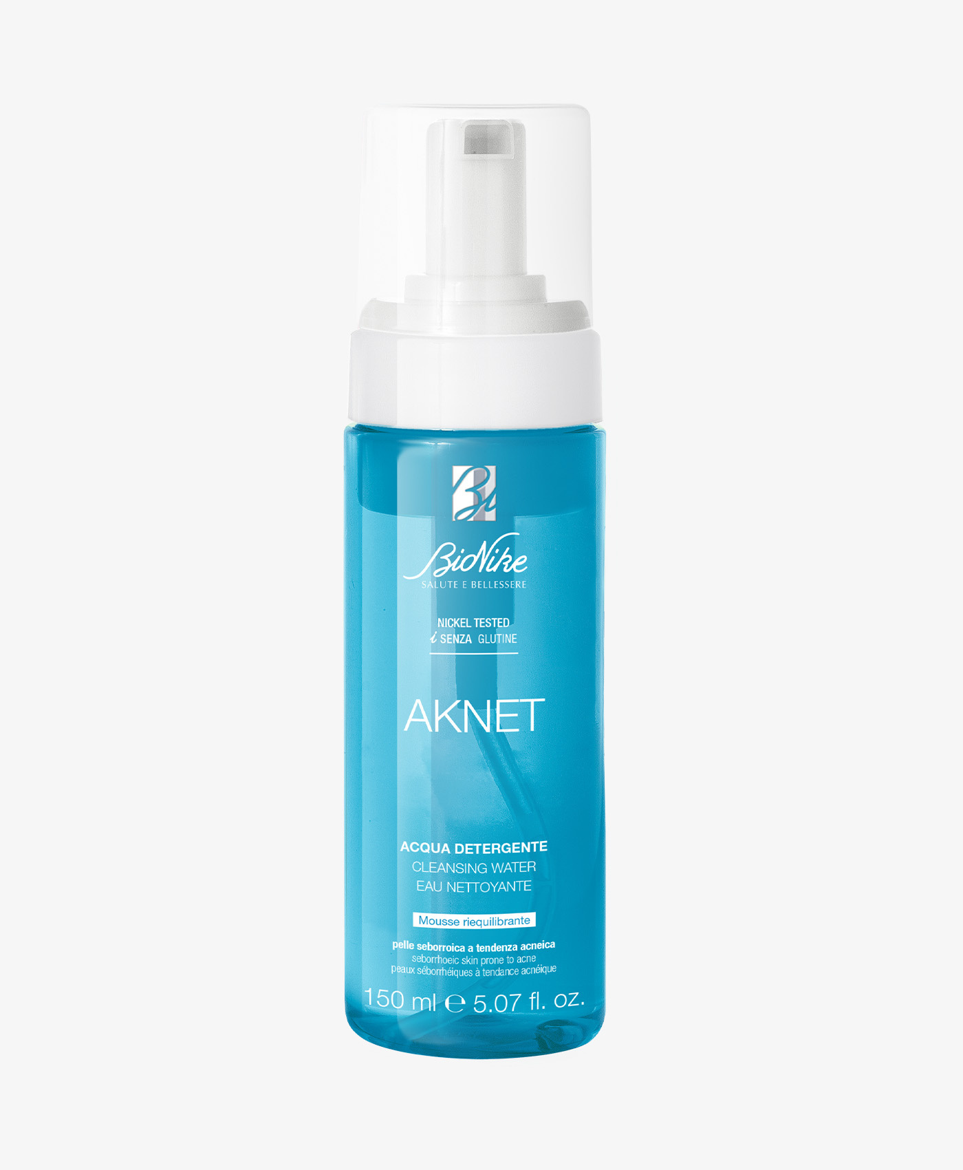 AKNET cleansing water - seborrhoeic skin prone to acne